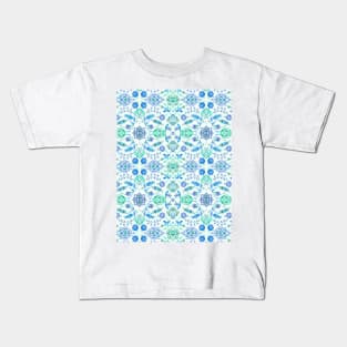 Ornamental floral ramage Kids T-Shirt